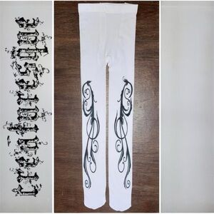 Handmade Creaturesque swirl tights